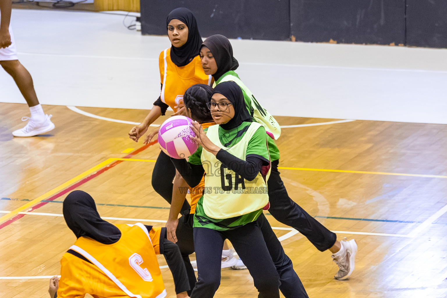 C. Green Streets vs Youth United SC A in Day 3 of 24th Milo Netball Association Championship held in Social Center at Male', Maldives on Wednesday, 3rd September 2025. Photos: Mohamed MahfoozMoosa / images.mv