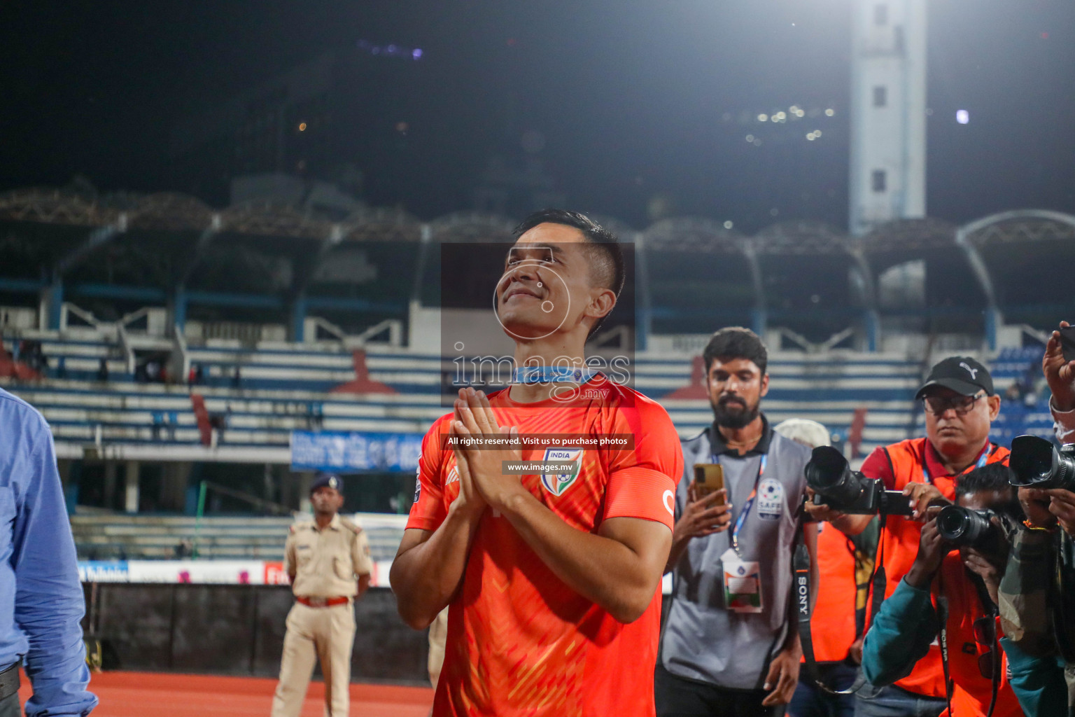 Kuwait vs India in the Final of SAFF Championship 2023 held in Sree Kanteerava Stadium, Bengaluru, India, on Tuesday, 4th July 2023. Photos: Nausham Waheed / images.mv