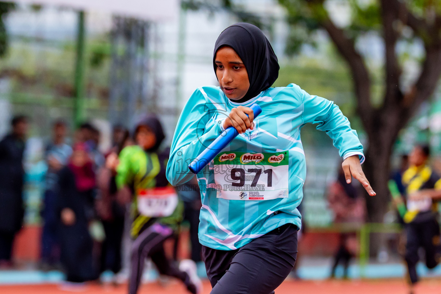 Day 6 of Inter-school Athletics Championship 2025 held in Ekuveni Synthetic Track, Male', Maldives on Sunday, 12th October 2025. Photos by: Nausham Waheed / Images.mv