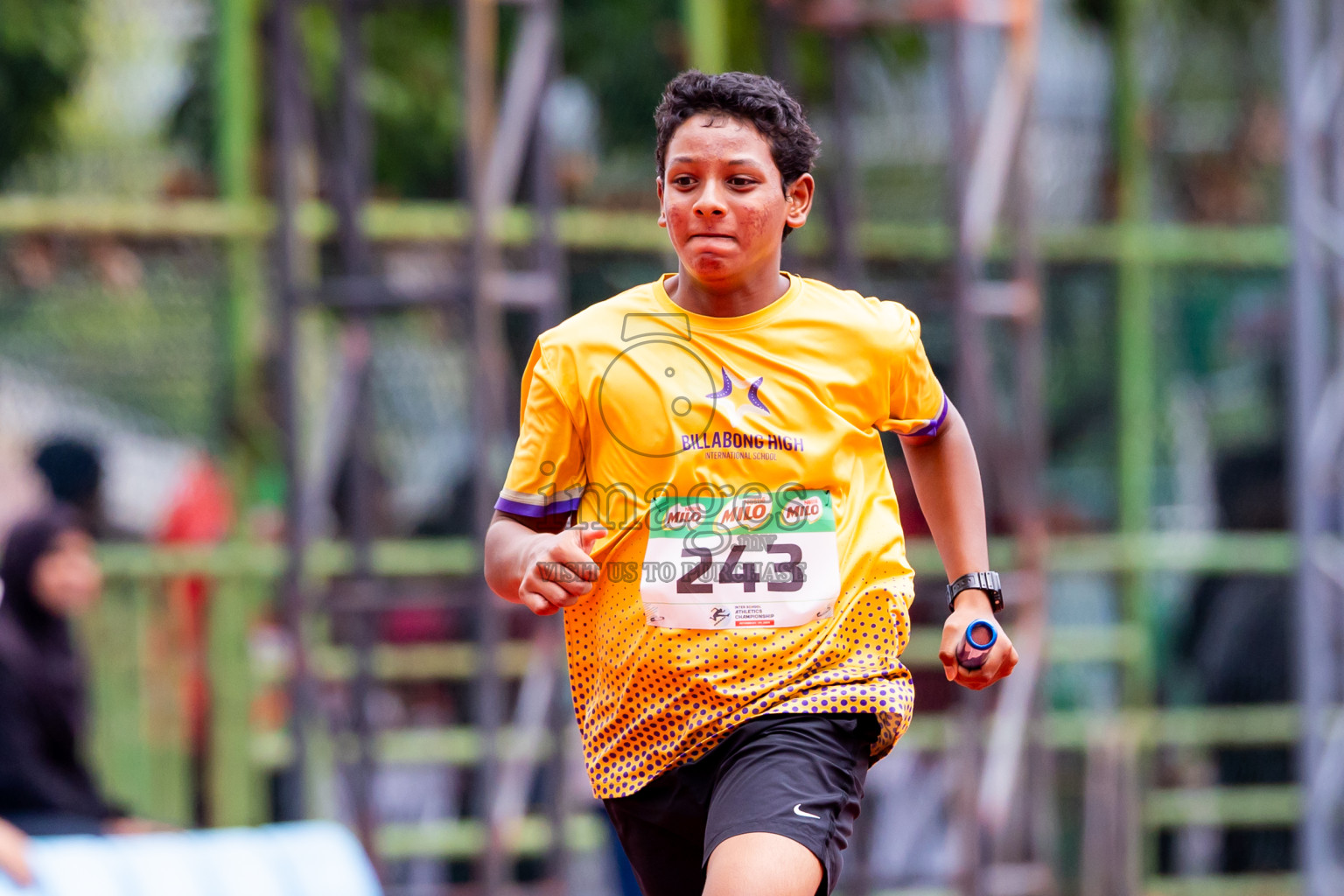 Day 6 of Inter-school Athletics Championship 2025 held in Ekuveni Synthetic Track, Male', Maldives on Sunday, 12th October 2025. Photos by: Nausham Waheed / Images.mv