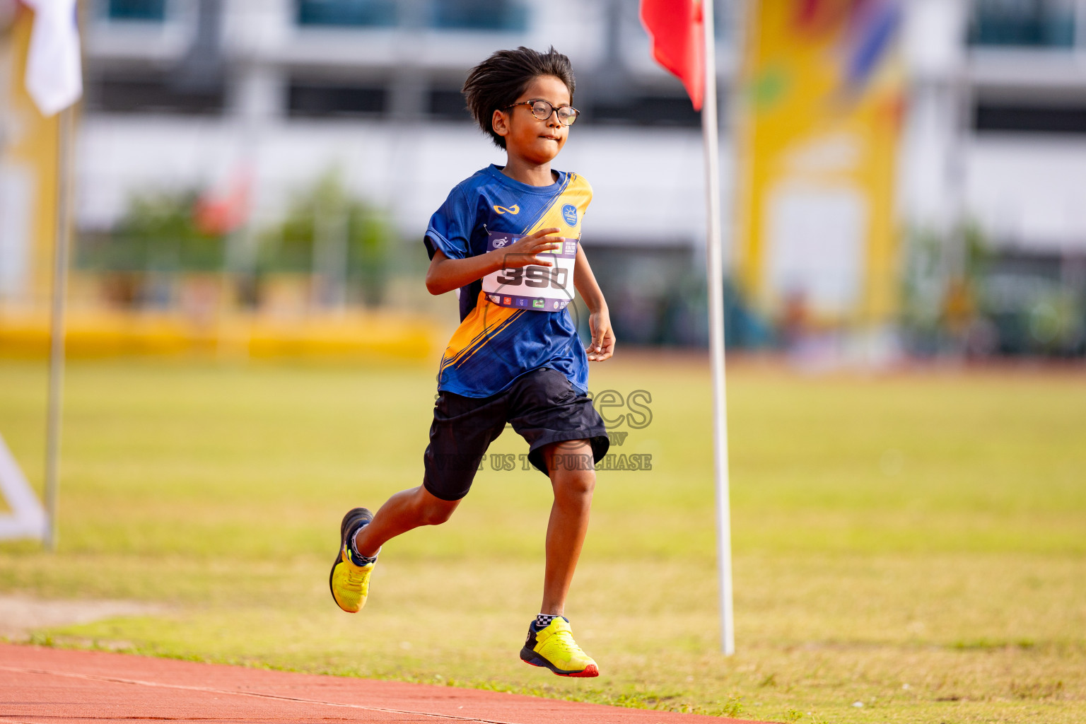 Day 3 of MWSC Interschool Athletics Championships 2024 held in Hulhumale Running Track, Hulhumale, Maldives on Monday, 11th November 2024. 
Photos by: Hassan Simah / Images.mv