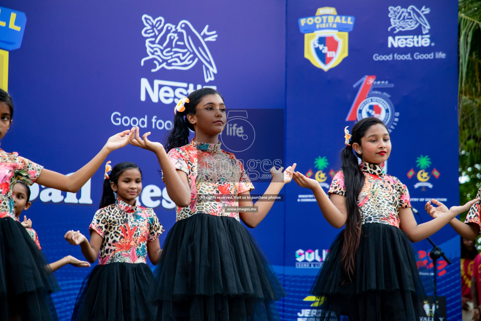 Draw Ceremony of Nestle' Kids Football Fiesta 2023 held in Artificial Beach, Male', Maldives on Saturday, 7th October 2023