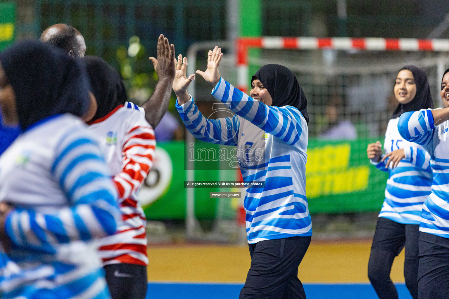 Quarter Final of 7th Inter-Office/Company Handball Tournament 2023, held in Handball ground, Male', Maldives on Friday, 20th October 2023 Photos: Nausham Waheed/ Images.mv