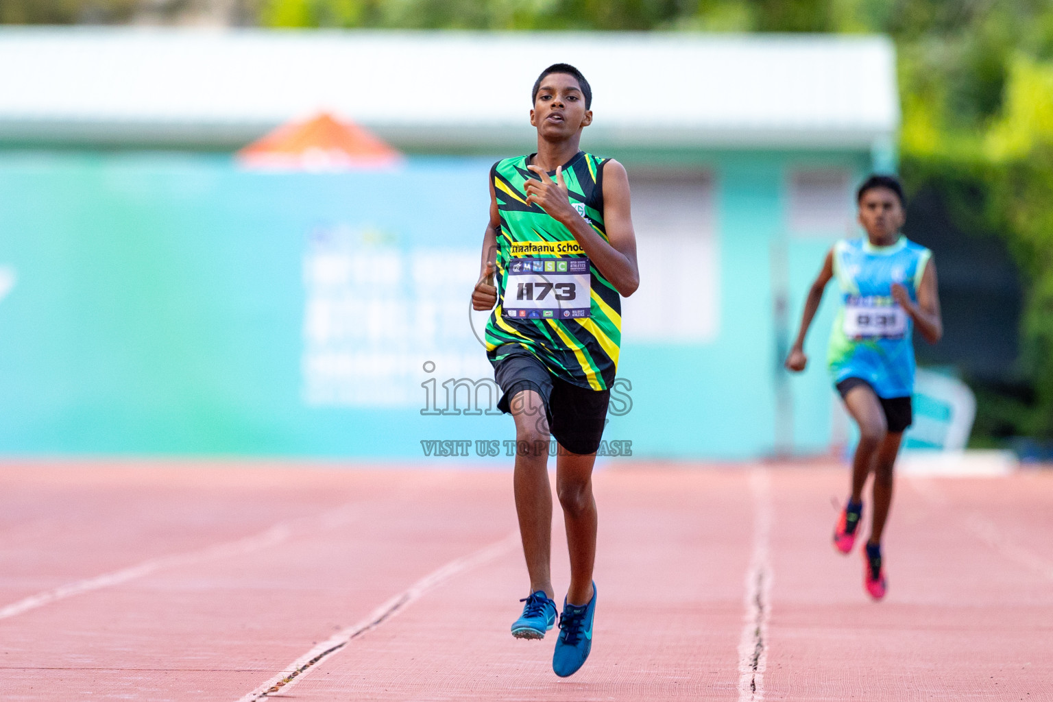 Day 2 of MWSC Interschool Athletics Championships 2024 held in Hulhumale Running Track, Hulhumale, Maldives on Sunday, 10th November 2024. Photos by: Ismail Thoriq / Images.mv