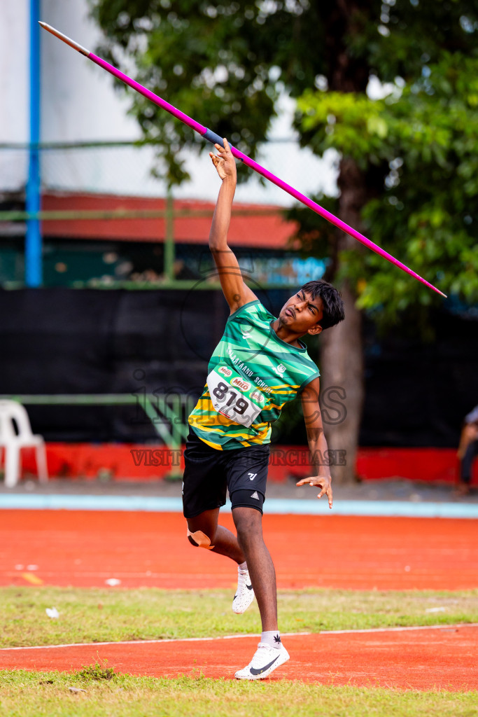 Day 6 of Inter-school Athletics Championship 2025 held in Ekuveni Synthetic Track, Male', Maldives on Sunday, 12th October 2025. Photos by: Nausham Waheed / Images.mv