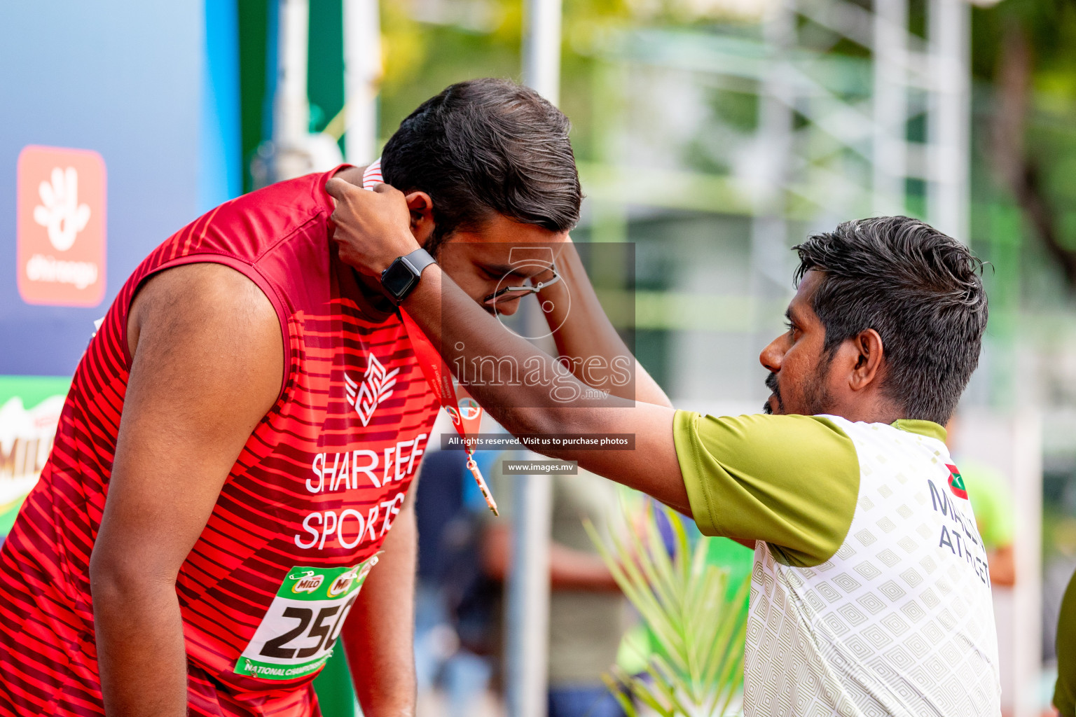 Day 2 of National Athletics Championship 2023 was held in Ekuveni Track at Male', Maldives on Friday, 24th November 2023. Photos: Hassan Simah / images.mv