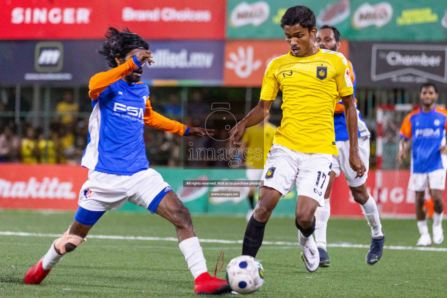 RRC vs Team FSM in Semi Final of Club Maldives Cup 2023 held in Hulhumale, Maldives, on Wednesday, 16th August 2023
Photos: Ismail Thoriq / images.mv