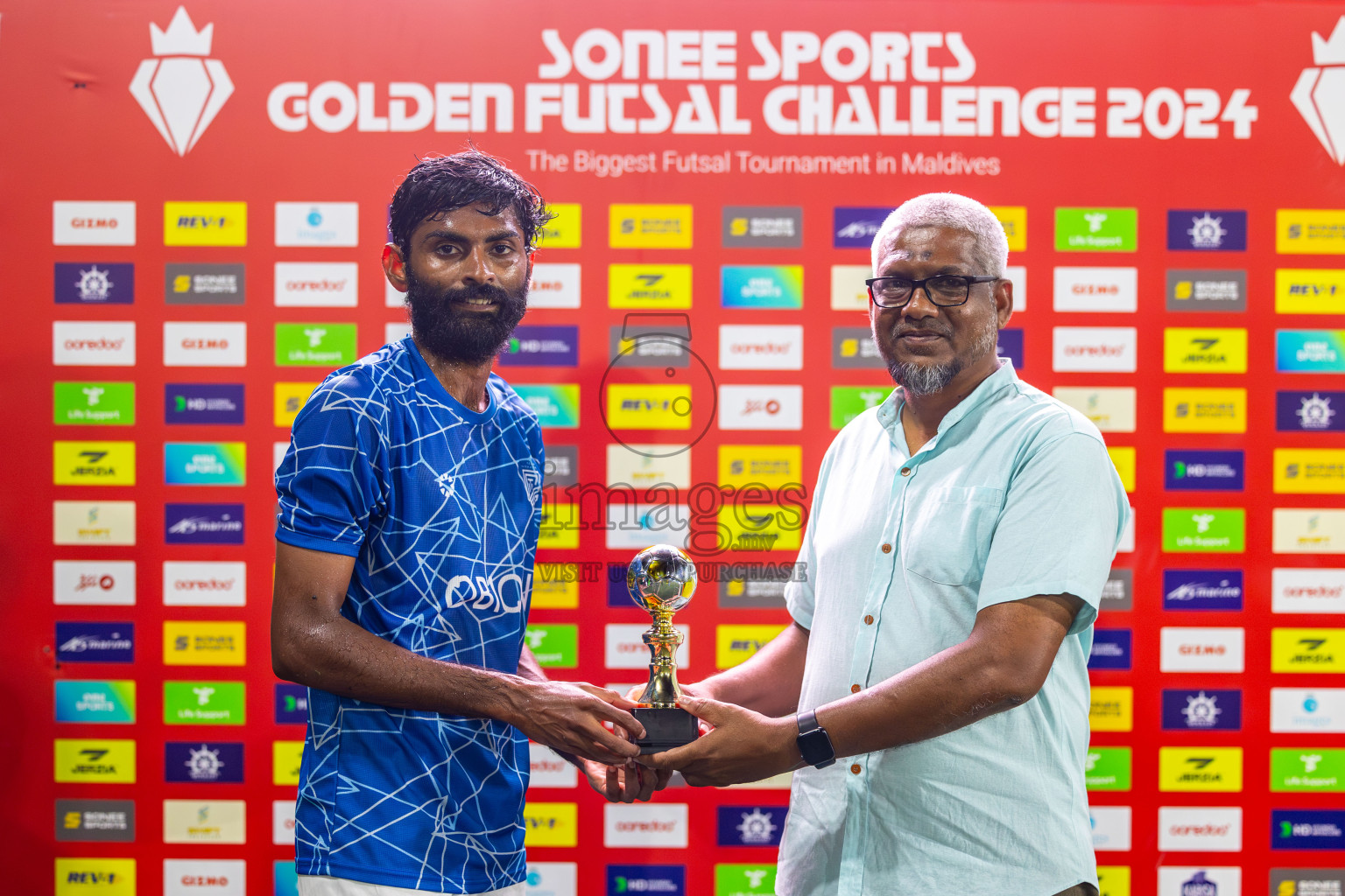 HA Utheemu vs HDh Naivaadhoo on Day 33 of Golden Futsal Challenge 2024, held on Sunday, 18th February 2024, in Hulhumale', Maldives Photos: Mohamed Mahfooz Moosa / images.mv