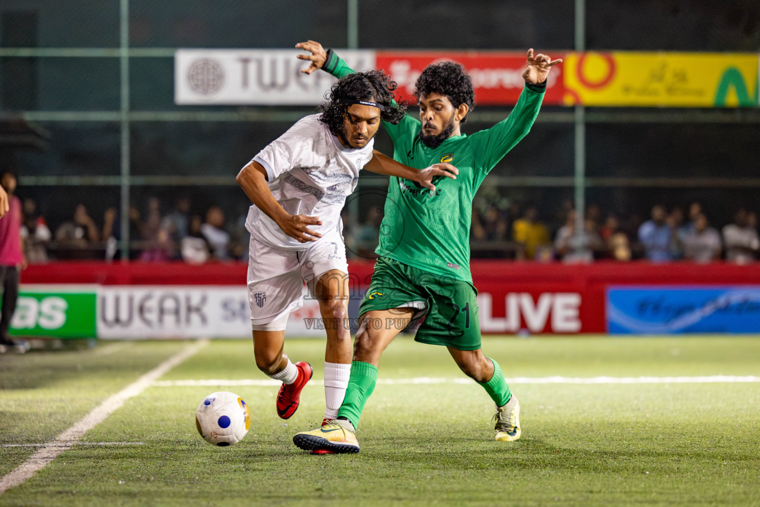 HA. Vashfaru vs HA. Utheemu in Day 1 of Golden Futsal Challenge 2025 on Sunday, 5th January 2025, in Hulhumale', Maldives 
Photos: Nausham Waheed / images.mv