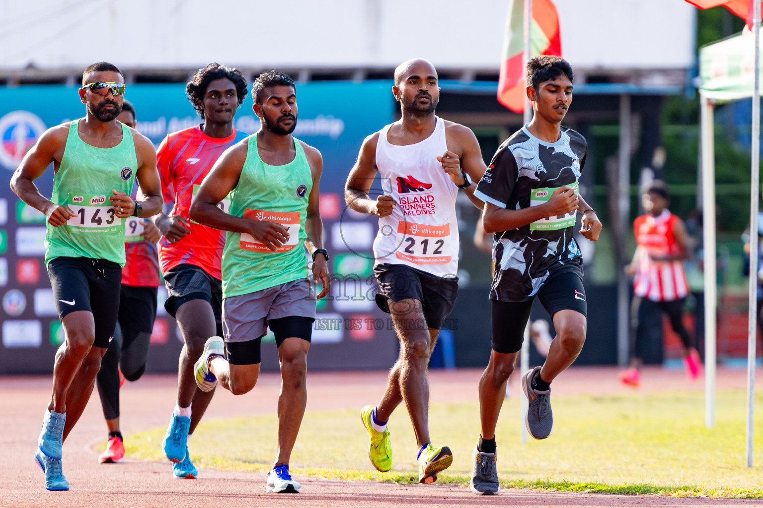 Day 1 of National Athletics Championship 2025 was held at Ekuveni Running Ground in Male', Maldives on Thursday, 14th August 2025. Photos: Nausham Waheed / images.mv