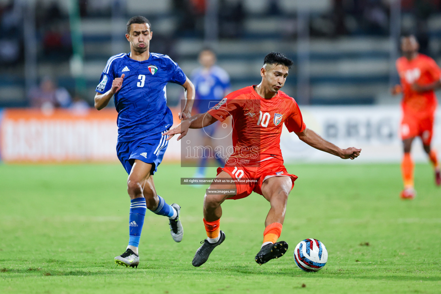 Kuwait vs India in the Final of SAFF Championship 2023 held in Sree Kanteerava Stadium, Bengaluru, India, on Tuesday, 4th July 2023. Photos: Nausham Waheed / images.mv