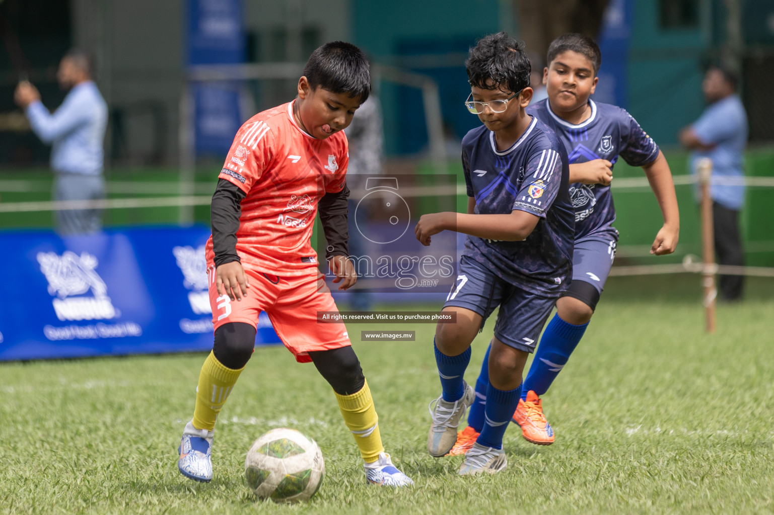 Day 1 of Nestle kids football fiesta, held in Henveyru Football Stadium, Male', Maldives on Wednesday, 11th October 2023 Photos: Shut Abdul Sattar/ Images.mv