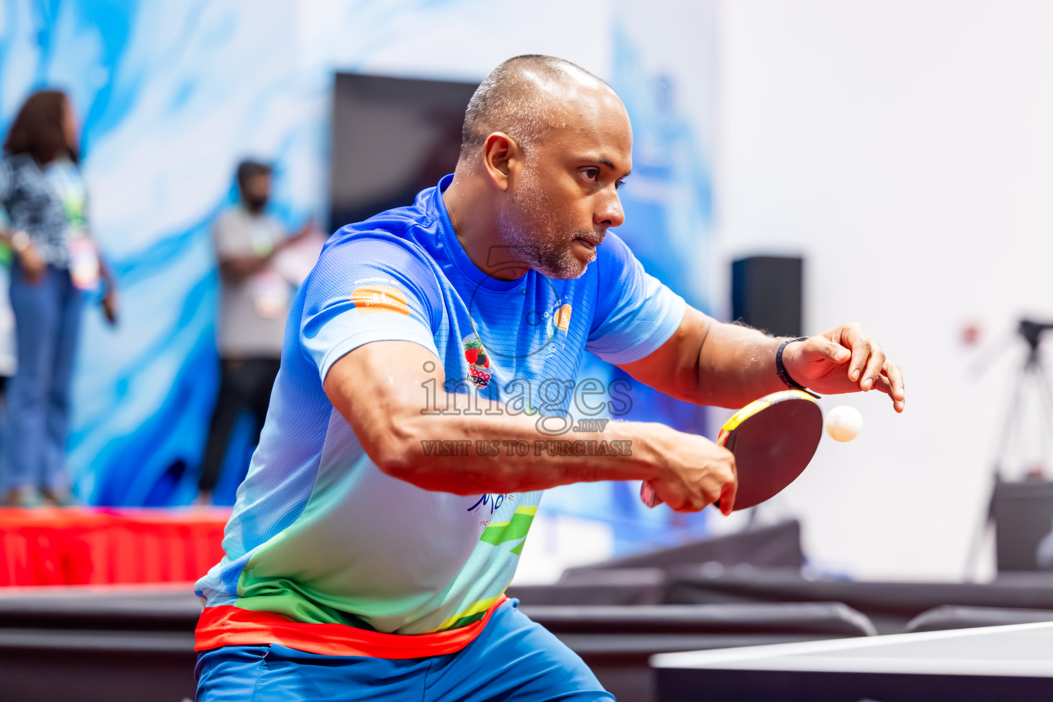 Day 1 of 1st Thoddoo Masters Table Tennis Tournament was held on Thursday, 21st August 2025 in AA Thoddoo, Maldives. Photos: Nausham Waheed / images.mv