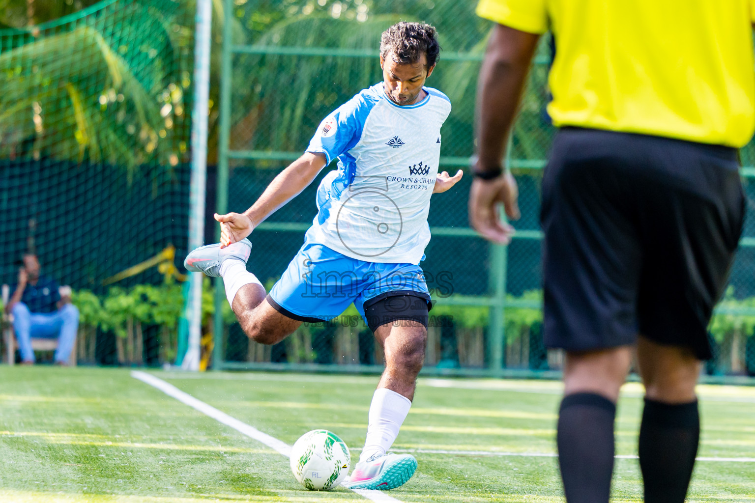 Barcelo vs Vilamendhoo in Day 3 of Resort League 2025 (Ari Zone) was held on Sunday, 22nd June 2025 in Conrad Maldives Rangali Island, Alif Dhaalu Atoll, Maldives. Photos: Nausham Waheed / images.mv