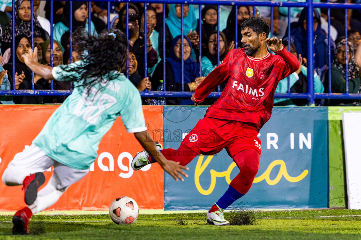 Dhonfan vs Eydhafushi in Day 4 of Better in Baa Futsal Fiesta 2025 Men's division held in B. Eydhafushi, Maldives on Saturday, 8th November 2025. Photos: Nausham Waheed / images.mv
