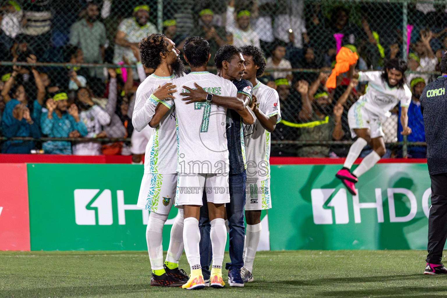 WAMCO vs STELCO RC in the Semi Finals of Club Maldives Cup 2024 held in Rehendi Futsal Ground, Hulhumale', Maldives on Monday, 14th October 2024. Photos: Hassan Simah / images.mv