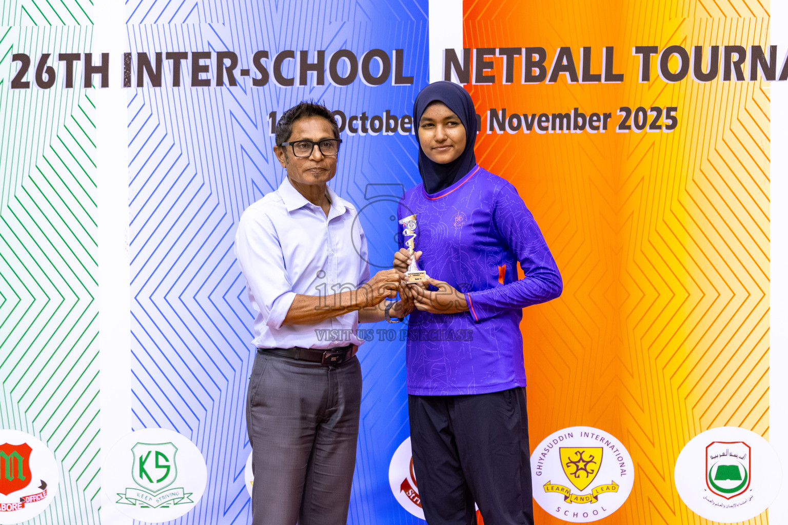 Finals of 26th Inter-School Netball Tournament 2025 was held in Social Center Indoor Hall on Saturday, 8th November 2025. Photos: Mohamed Mahfooz Moosa / images.mv