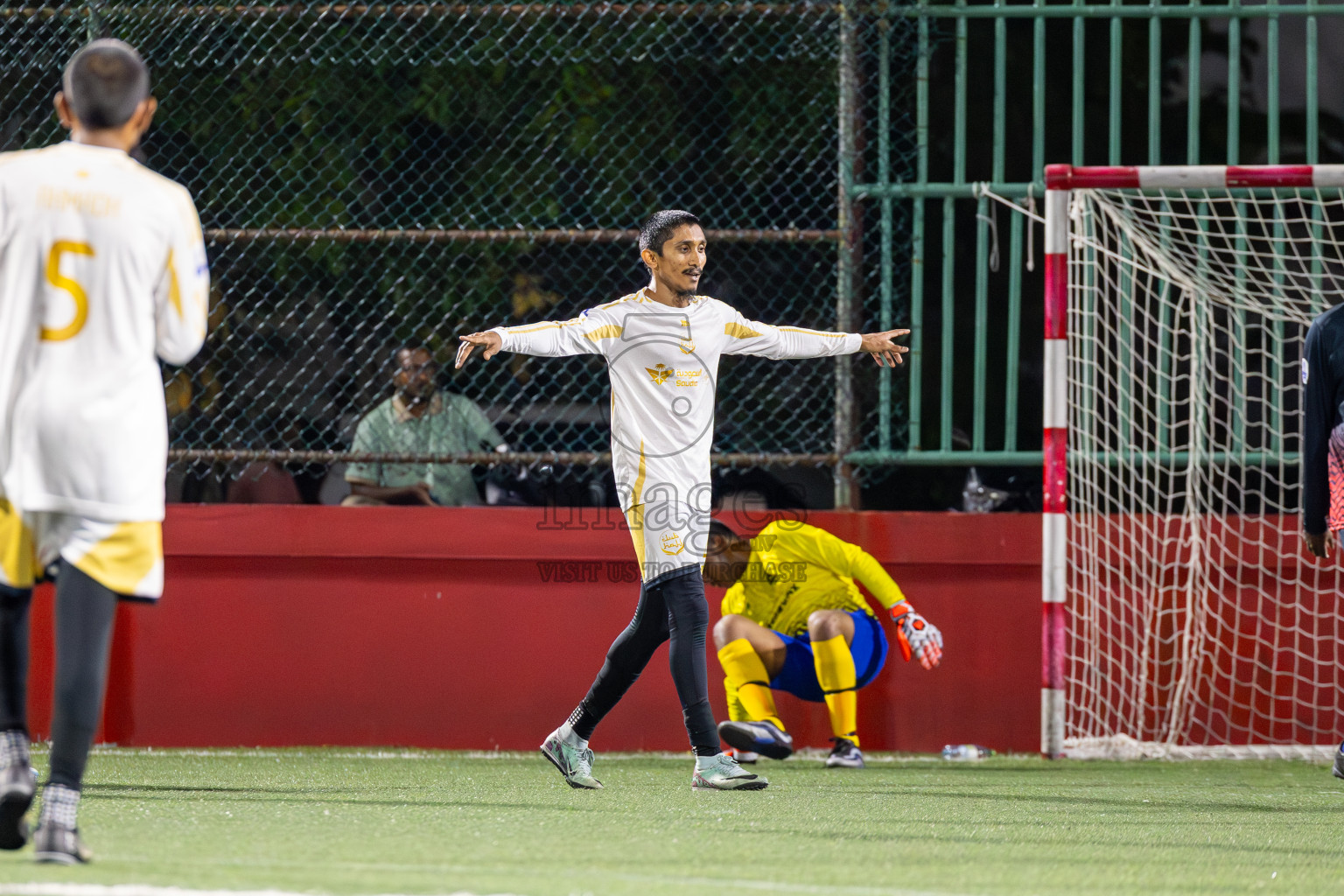 Club Apollo vs Club Hajj in Day 6 of Office League 2025 was held on Monday, 21st April 2025 in Hulhumale', Maldives. Photos: Ismail Thoriq / images.mv