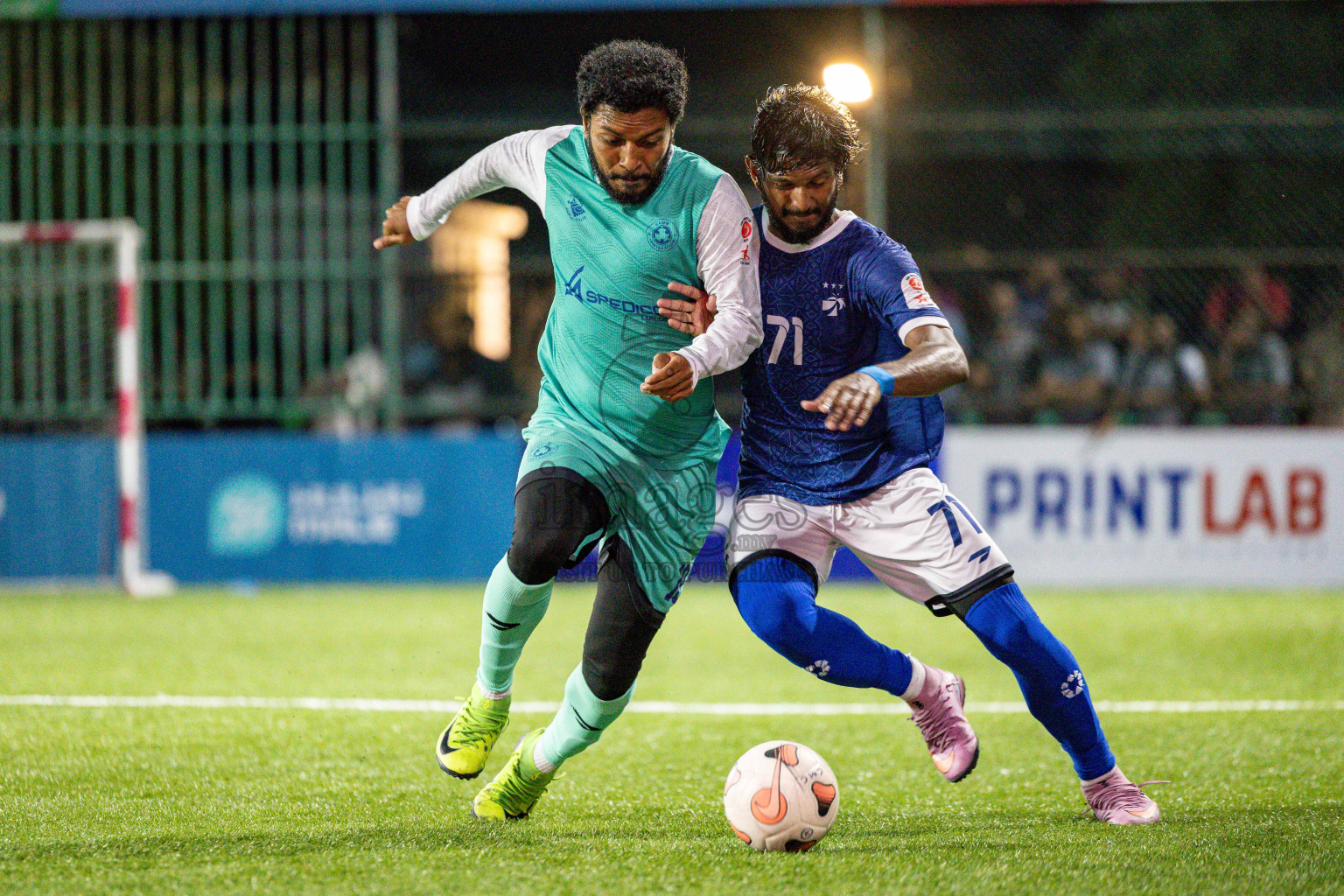 MACL vs Club Immigration in Day 7 of Club Maldives Cup 2025 was held in Rehendhi Futsal Ground, Hulhumale', Maldives on Tuesday, 7 October 2025. 
Photos: Hassan Simah / images.mv
