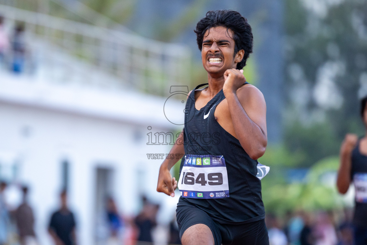 Day 5 of MWSC Interschool Athletics Championships 2024 held in Hulhumale Running Track, Hulhumale, Maldives on Wednesday, 13th November 2024. Photos by: Ismail Thoriq / Images.mv