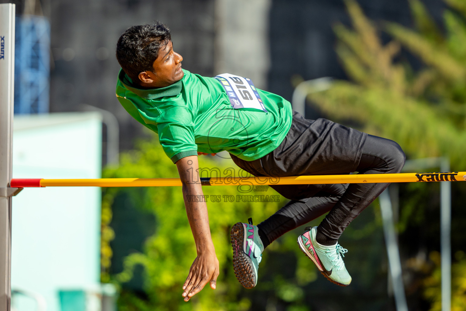 Day 2 of MWSC Interschool Athletics Championships 2024 held in Hulhumale Running Track, Hulhumale, Maldives on Sunday, 10th November 2024. 
Photos by:  Hassan Simah / Images.mv