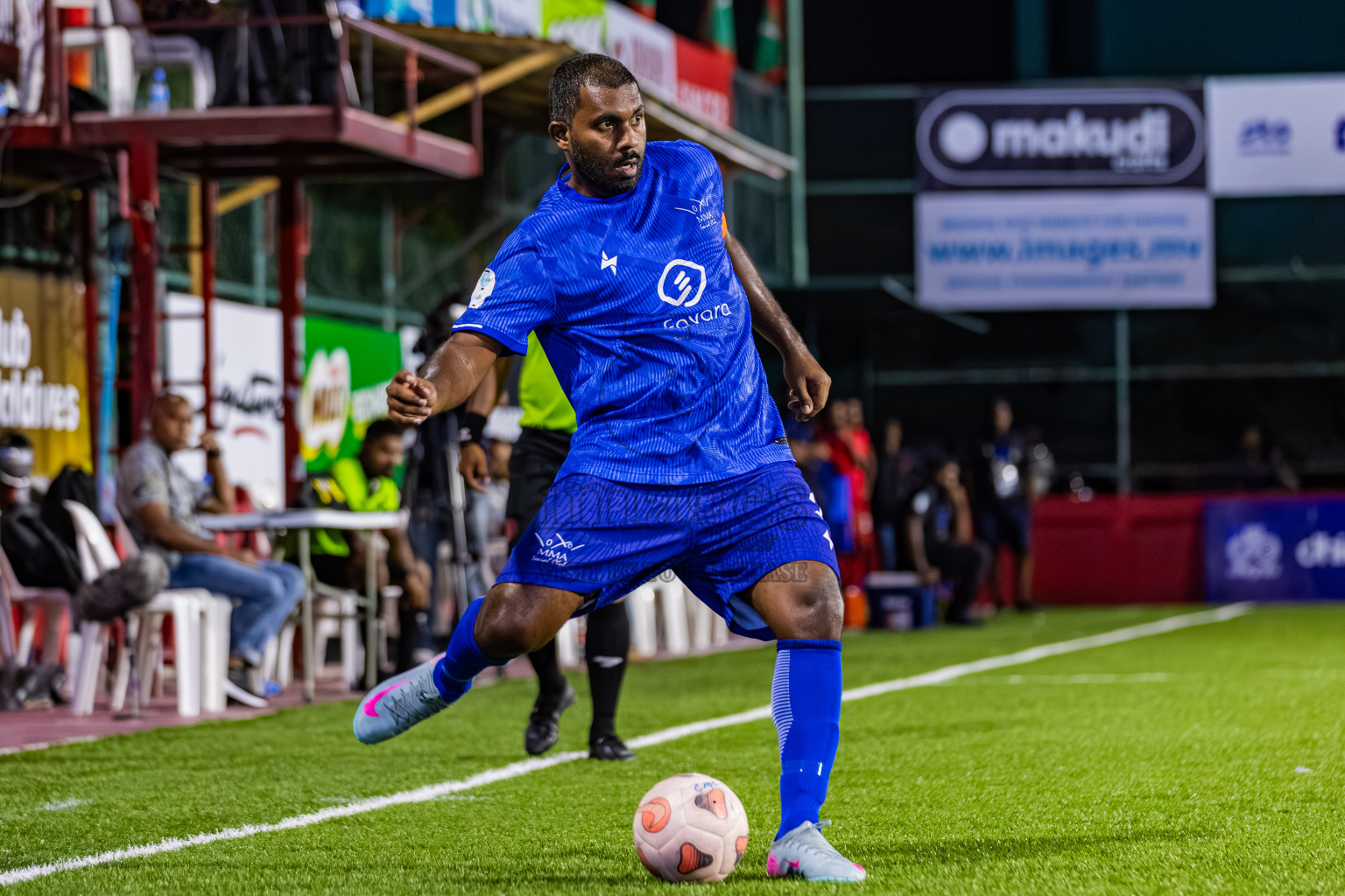 MMA SC vs Viyares in Day 9 of Club Maldives Cup Classic 2025 was held in Rehendi Futsal Ground, Hulhumale', Maldives on Monday, 22nd September 2025. Photos: Areef Adam / images.mv
