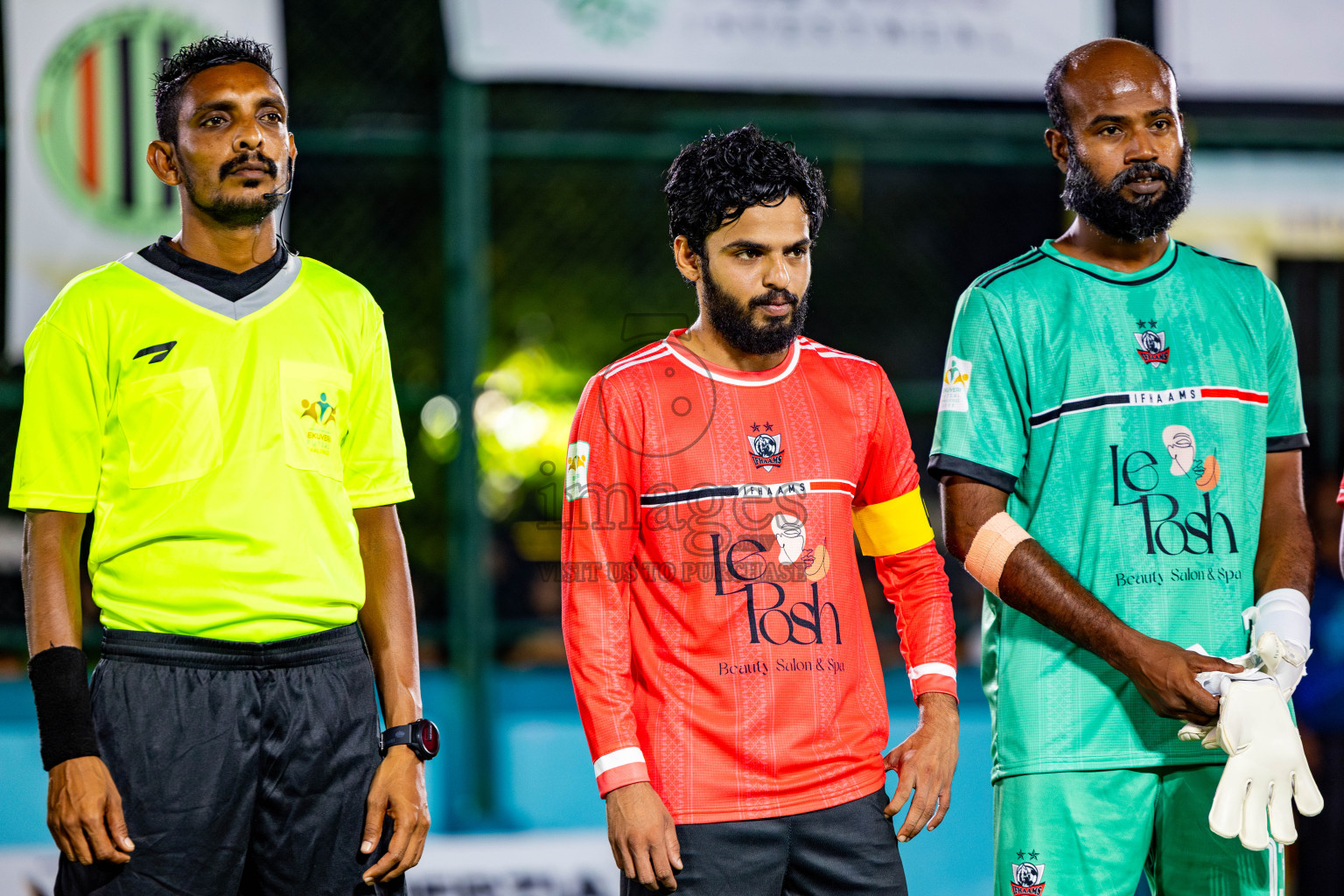 Ifhaams vs J Kovi Goani in Day 1 of Laamehi Dhiggaru Ekuveri Futsal Challenge 2025 was held on Thursday, 24th July 2025, at Dhiggaru Futsal Ground, Dhiggaru, Maldives Photos: Nausham Waheed / images.mv