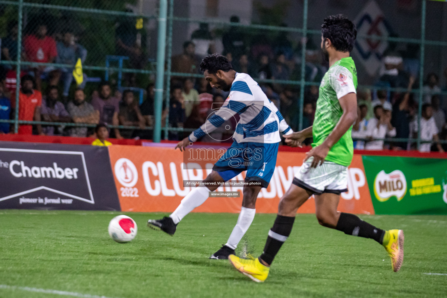 Club AVSEC vs TEAM DJA in Club Maldives Cup 2022 was held in Hulhumale', Maldives on Sunday, 9th October 2022. Photos: Hassan Simah / images.mv