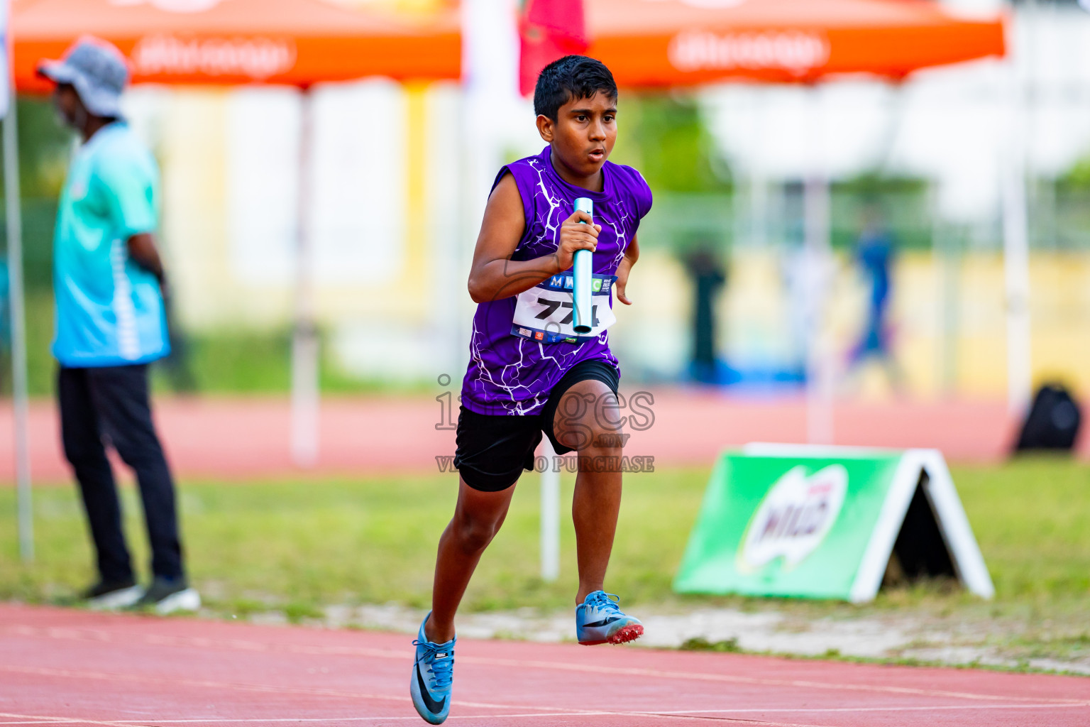 Day 5 of MWSC Interschool Athletics Championships 2024 held in Hulhumale Running Track, Hulhumale, Maldives on Wednesday, 13th November 2024. Photos by: Nausham Waheed / Images.mv