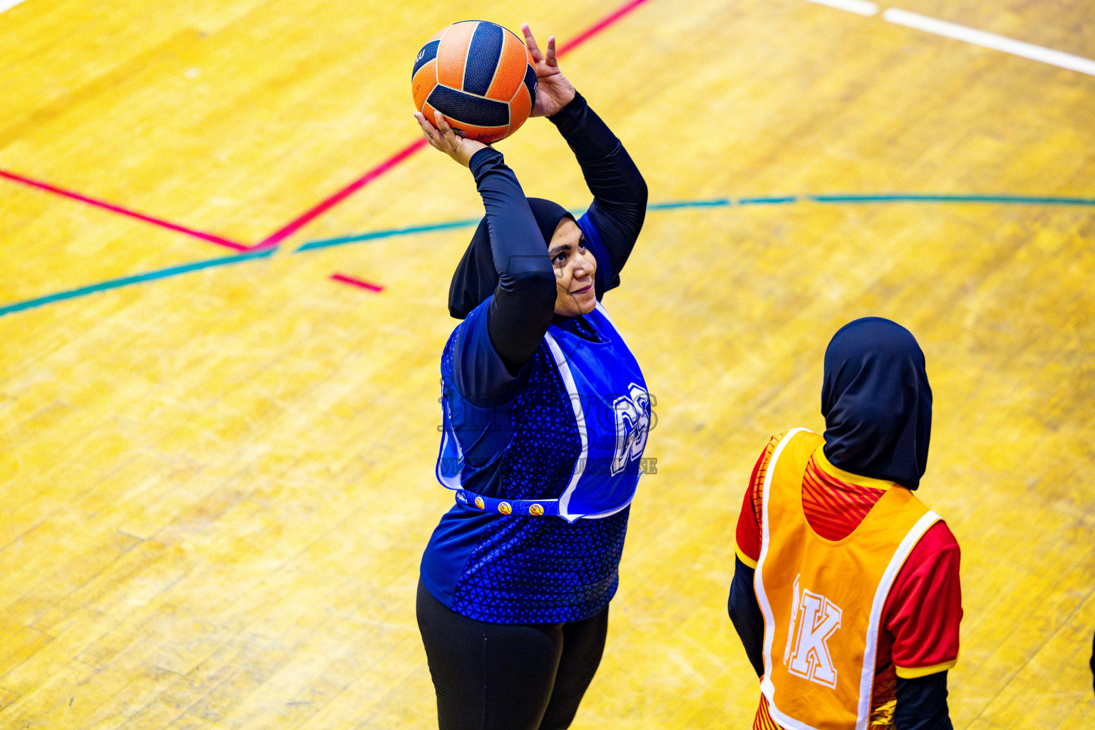 Day 5 of 21st National Netball Tournament was held in Social Canter at Male', Maldives on Sunday, 13th May 2024. Photos: Nausham Waheed / images.mv