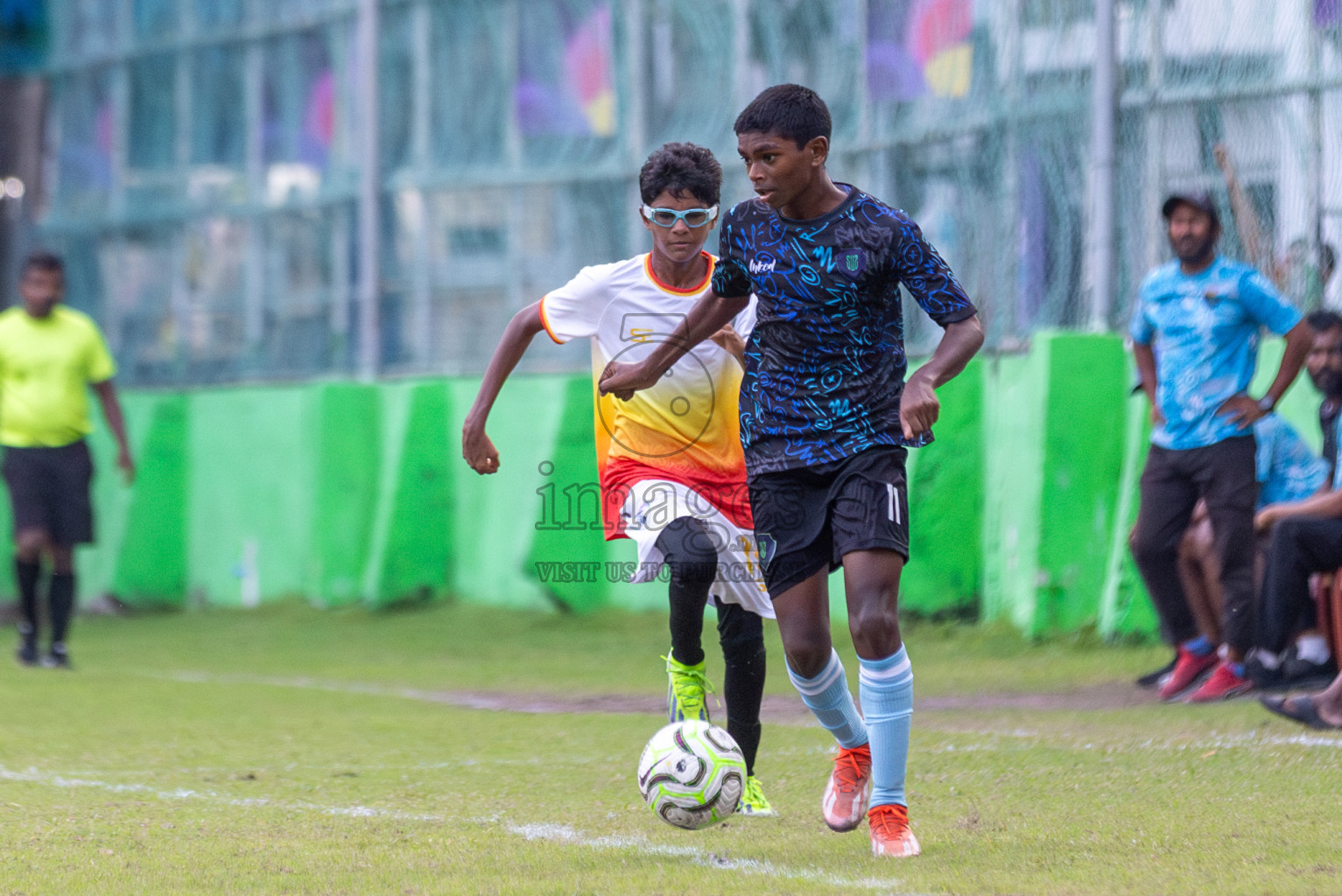 Club Eagles vs Super United Sports (U14) in Day 4 of Dhivehi Youth League 2024 held at Henveiru Stadium on Thursday, 28th November 2024. Photos: Shuu Abdul Sattar/ Images.mv