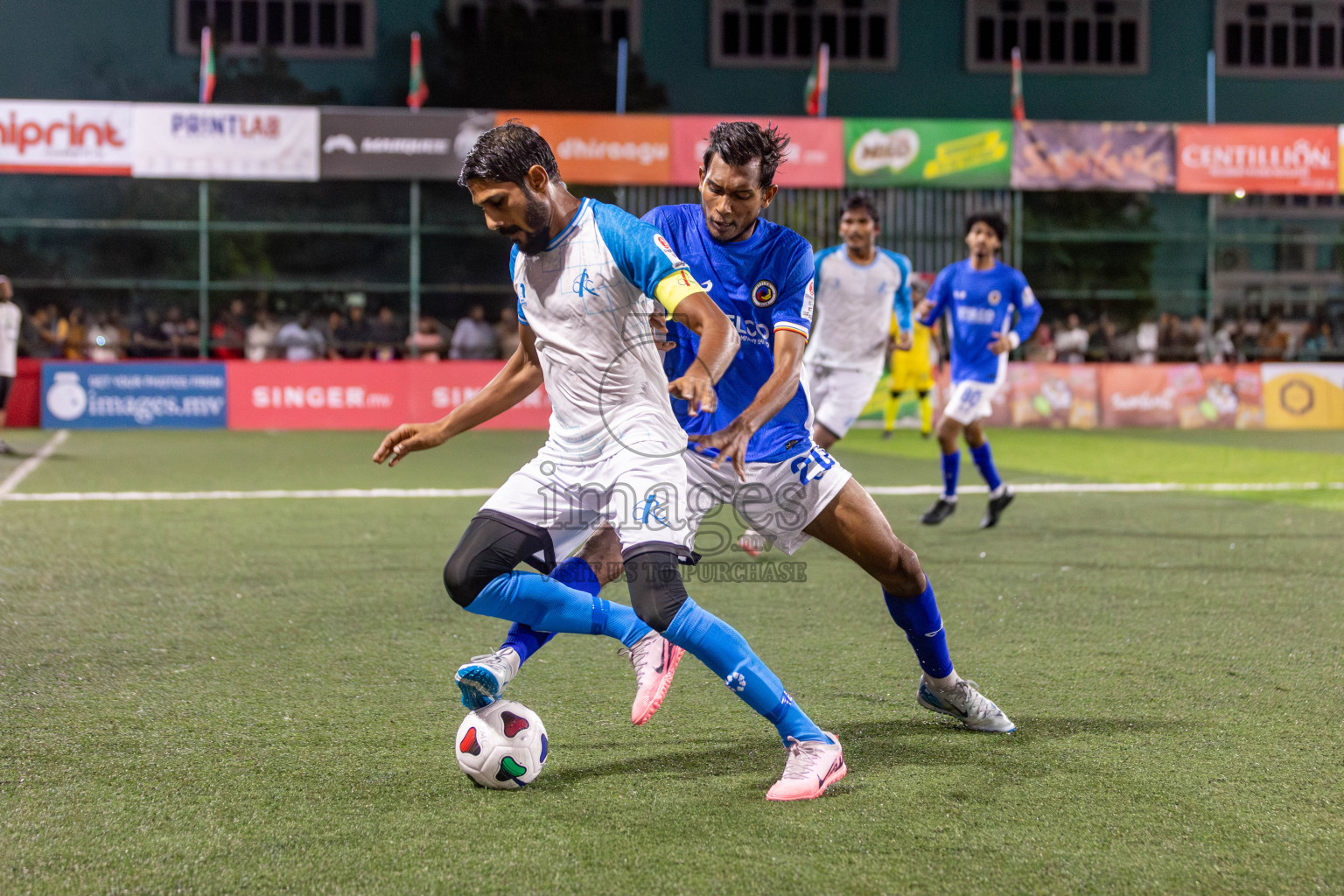 STELCO RC vs Customs RC in Club Maldives Cup 2024 held in Rehendi Futsal Ground, Hulhumale', Maldives on Tuesday, 24th September 2024. 
Photos: Hassan Simah / images.mv