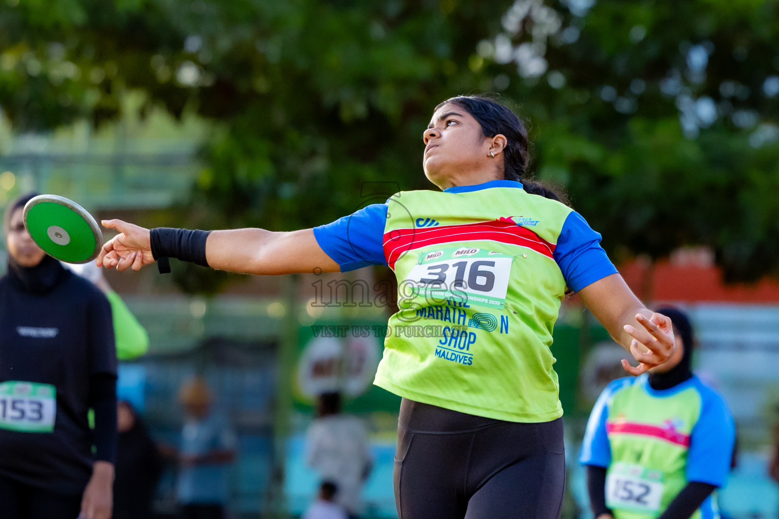 Day 1 of 12th Milo Association Championships was held in Ekuveni Track at Male', Maldives on Thursday, 24th April 2025. Photos: Nausham Waheed / images.mv