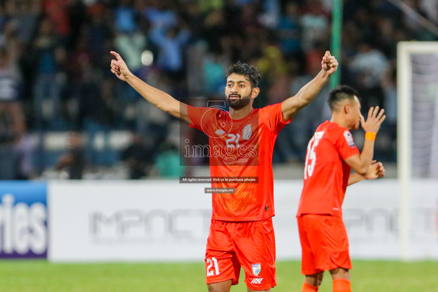 Kuwait vs India in the Final of SAFF Championship 2023 held in Sree Kanteerava Stadium, Bengaluru, India, on Tuesday, 4th July 2023. Photos: Hassan Simah / images.mv