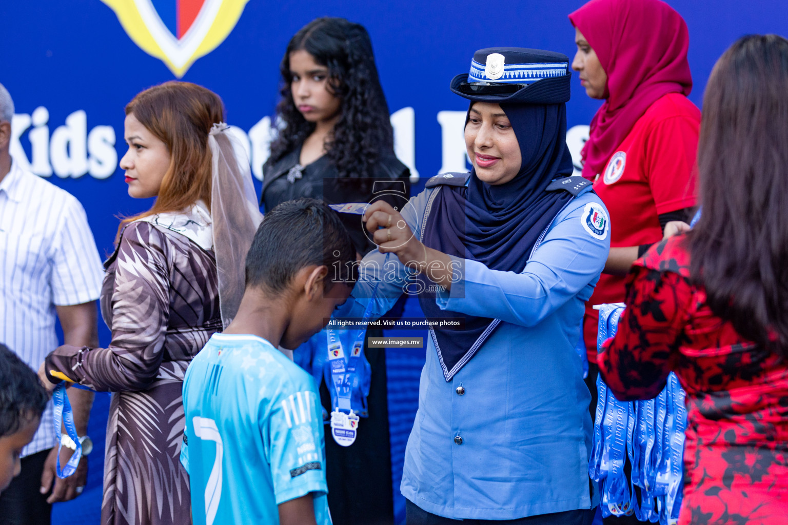 Day 4 of Nestle Kids Football Fiesta, held in Henveyru Football Stadium, Male', Maldives on Saturday, 14th October 2023 Photos: Nausham Waheed  / images.mv