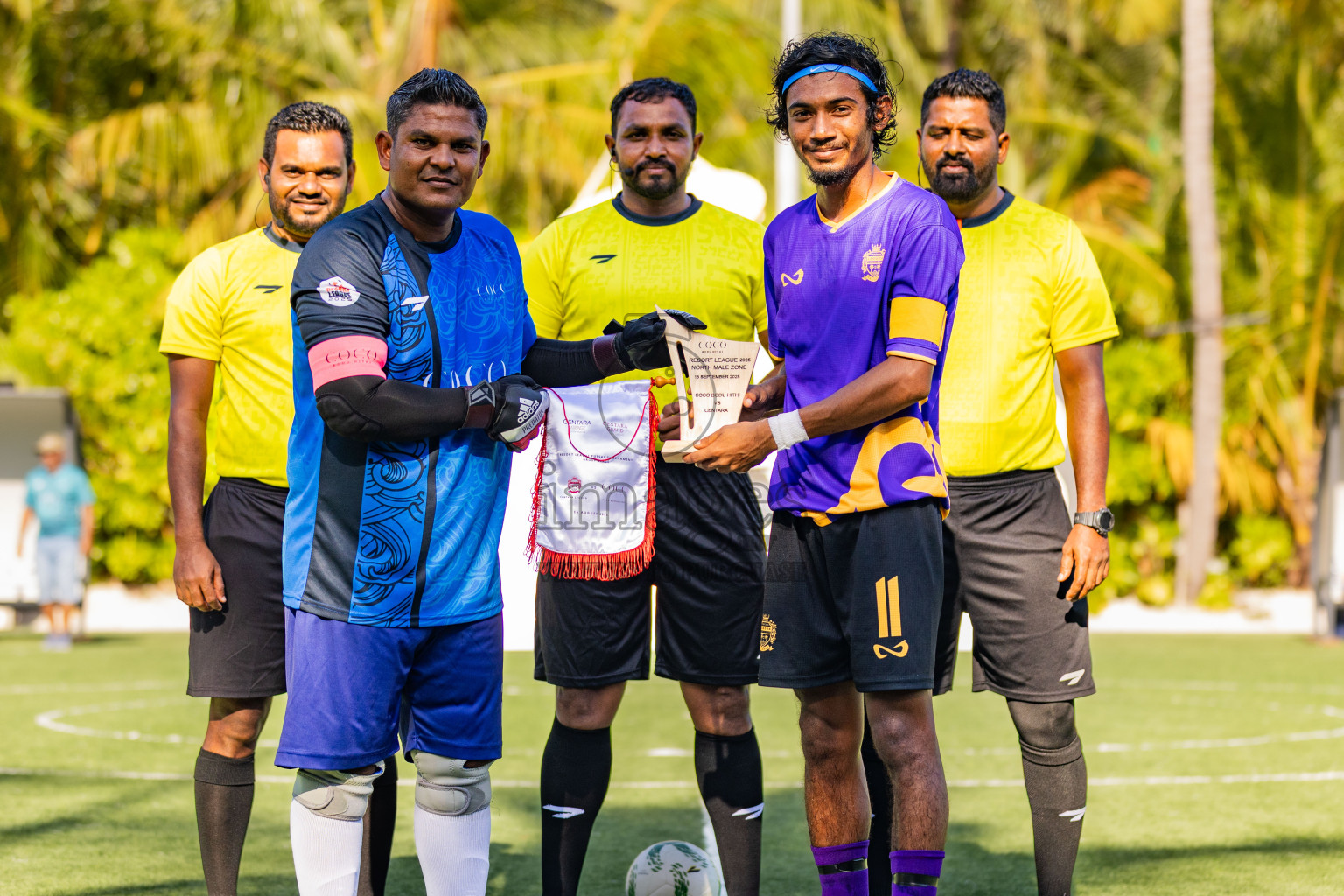 Centara Grand vs Coco Bodu Hithi in Resort League 2025 (North Male Zone) day 13 was held on Monday, 15th September 2025 in One And Only Reethi Rah Maldives Resort, Photos: Areef Adam / images.mv