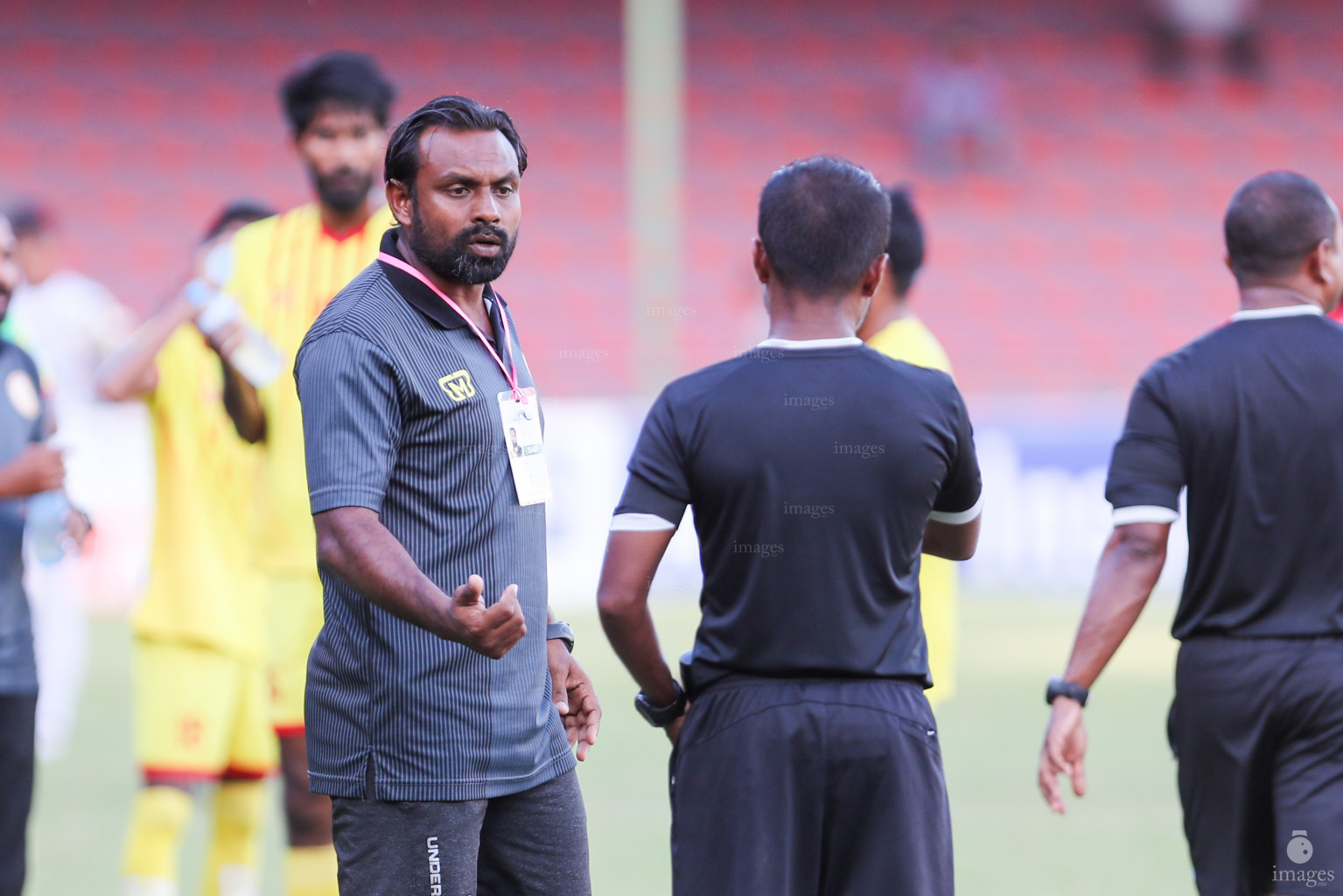 TC Sports Club vs Victory Sports Club in Dhiraagu Dhivehi Premier League 2018 in Male, Maldives, Monday  October 22, 2018. (Images.mv Photo/Suadh Abdul Sattar)