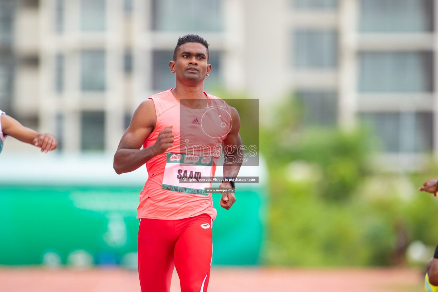 Day 1 of National Grand Prix 2022 on 11 November 2022 in Hulhumale Running Track, Hulhumale, Maldives. Photos: Hassan Simah / images.mv