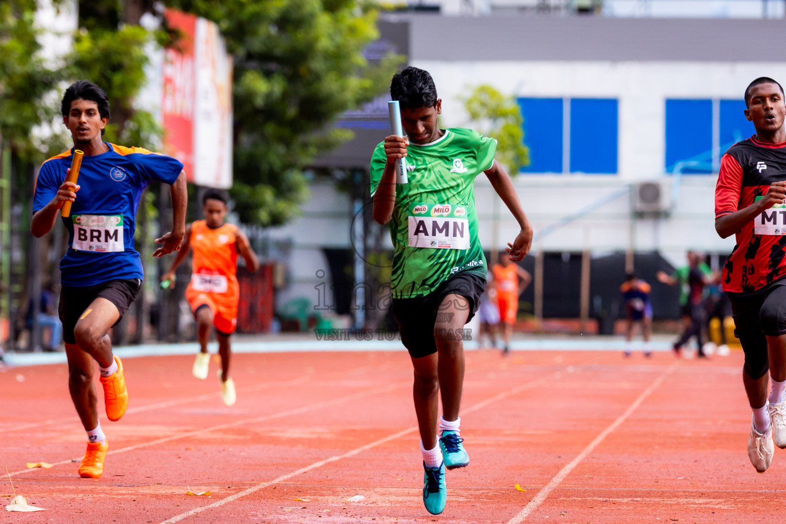 Day 6 of Inter-school Athletics Championship 2025 held in Ekuveni Synthetic Track, Male', Maldives on Sunday, 12th October 2025. Photos by: Nausham Waheed / Images.mv