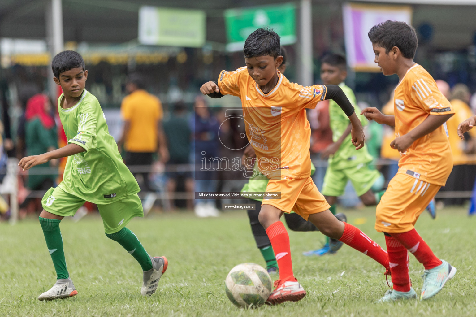 Day 1 of Nestle kids football fiesta, held in Henveyru Football Stadium, Male', Maldives on Wednesday, 11th October 2023 Photos: Shut Abdul Sattar/ Images.mv