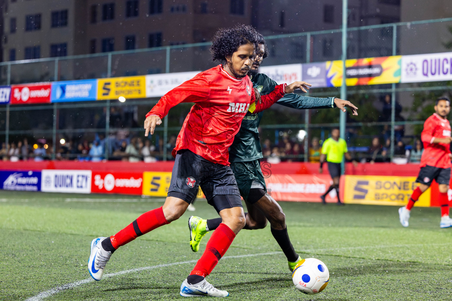 Sh Milandhoo VS Sh Maroshi in Day 6 of Golden Futsal Challenge 2025 on Friday, 6th January 2025, in Hulhumale', Maldives Photos: Nausham Waheed / images.mv