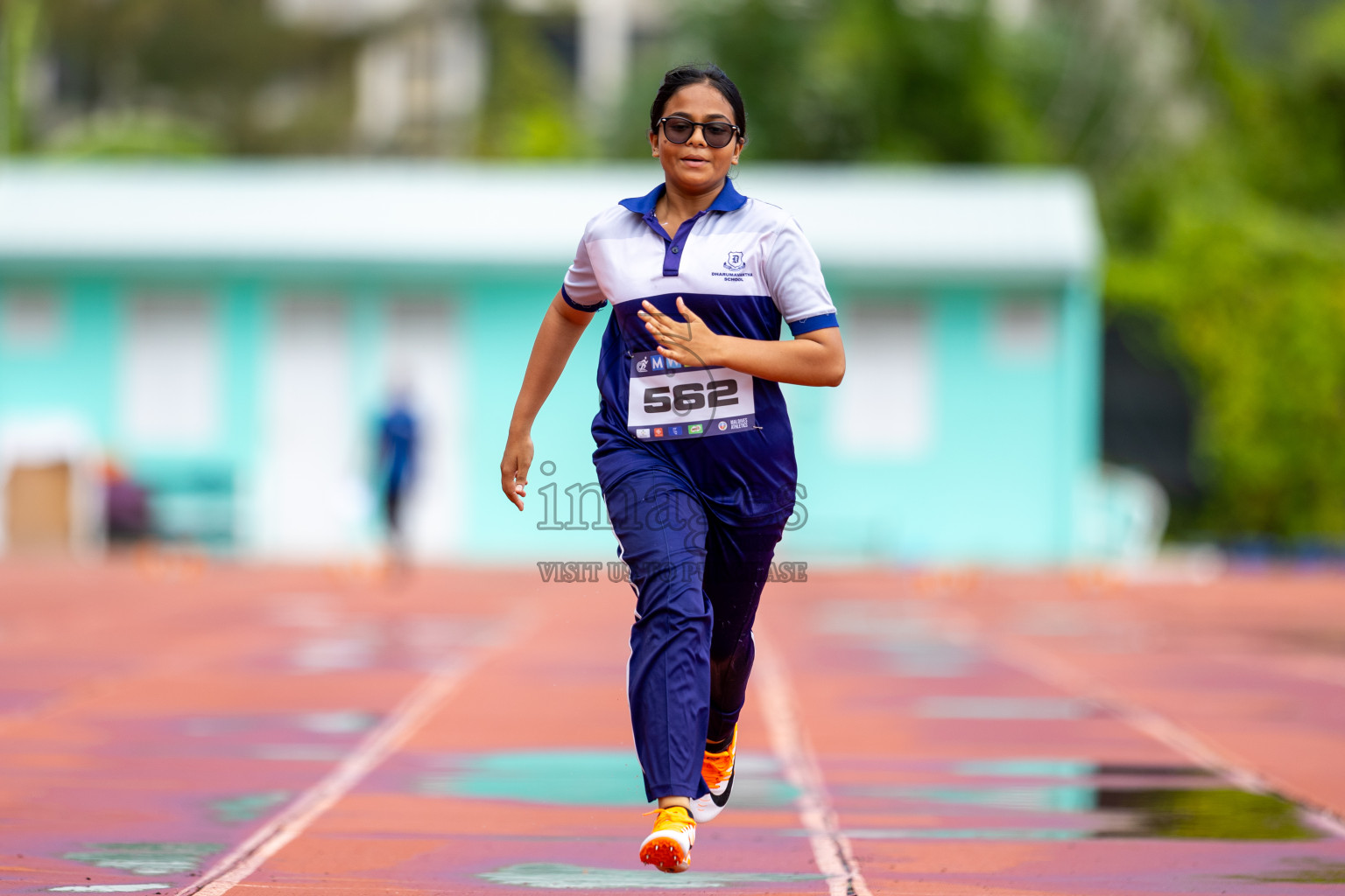 Day 1 of MWSC Interschool Athletics Championships 2024 held in Hulhumale Running Track, Hulhumale, Maldives on Saturday, 9th November 2024. 
Photos by: Ismail Thoriq / images.mv