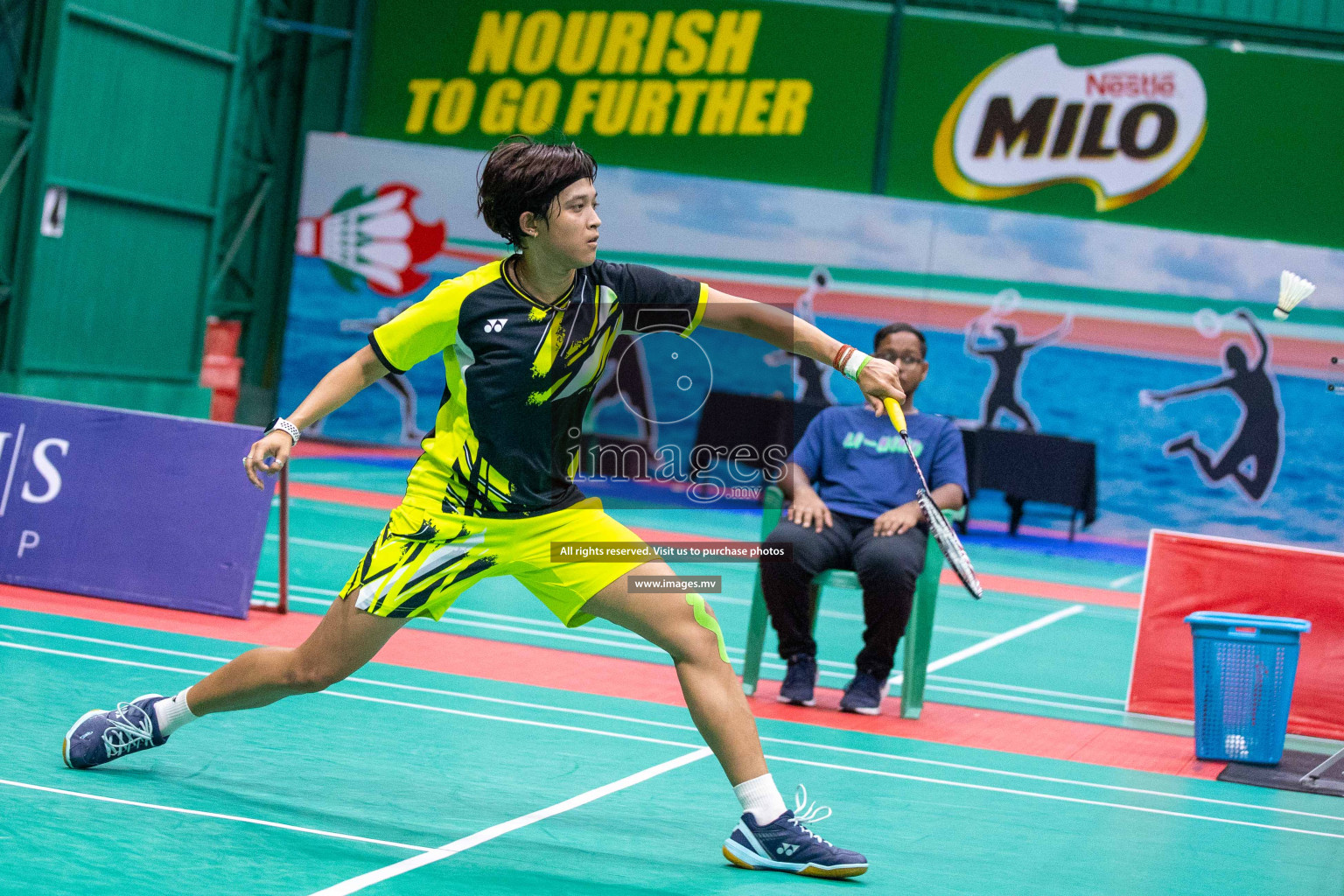 Finals of Li-Ning Maldives International Challenge 2023, was is held in Ekuveni Indoor Court, Male', Maldives on Saturday, 10th June 2023. Photos: Ismail Thoriq / images.mv