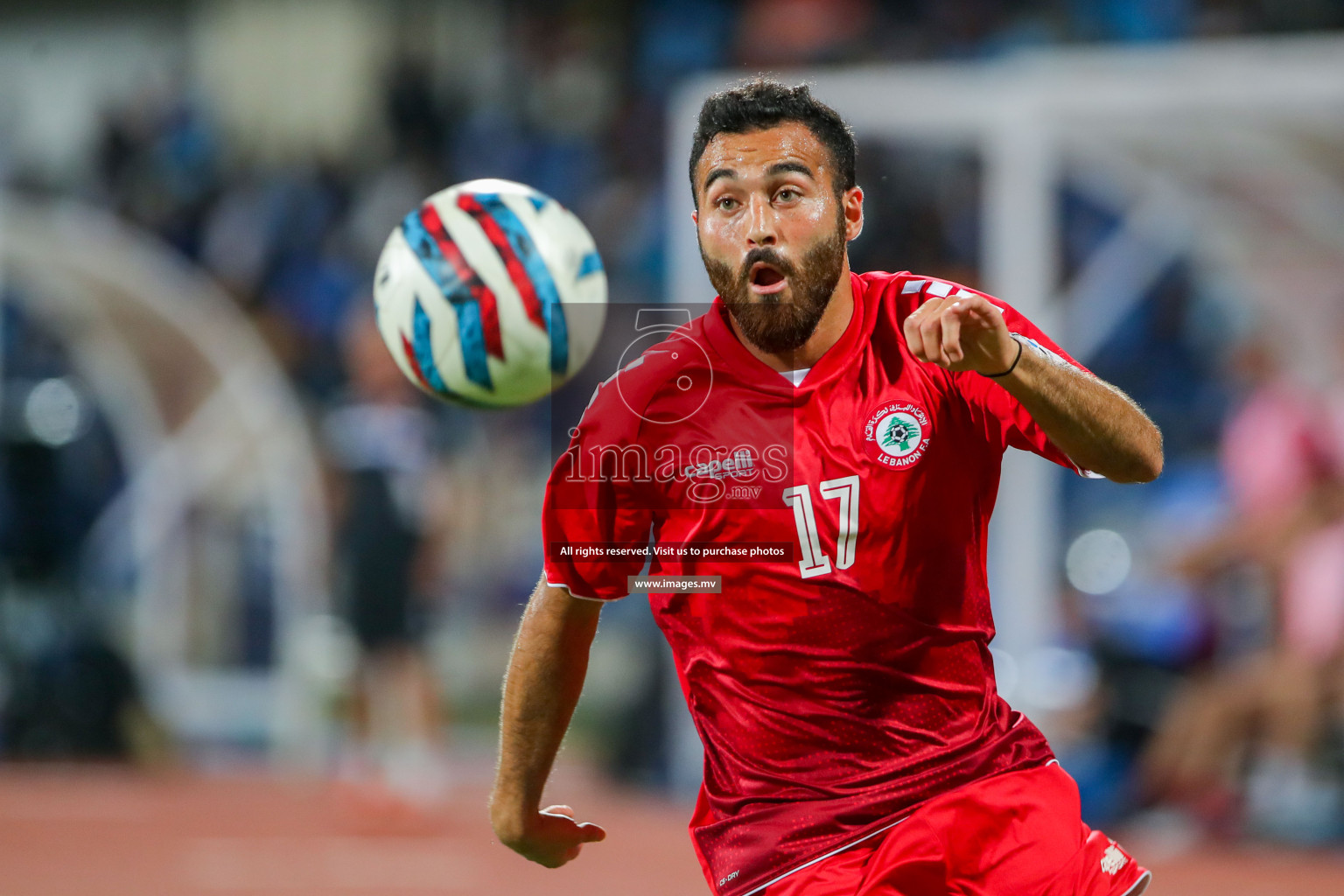 Lebanon vs India in the Semi-final of SAFF Championship 2023 held in Sree Kanteerava Stadium, Bengaluru, India, on Saturday, 1st July 2023. Photos: Hassan Simah / images.mv