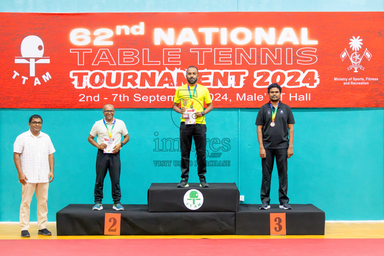 Finals of National Table Tennis Tournament 2024 was held at Male' TT Hall on Friday, 6th September 2024. 
Photos: Abdulla Abeed / images.mv