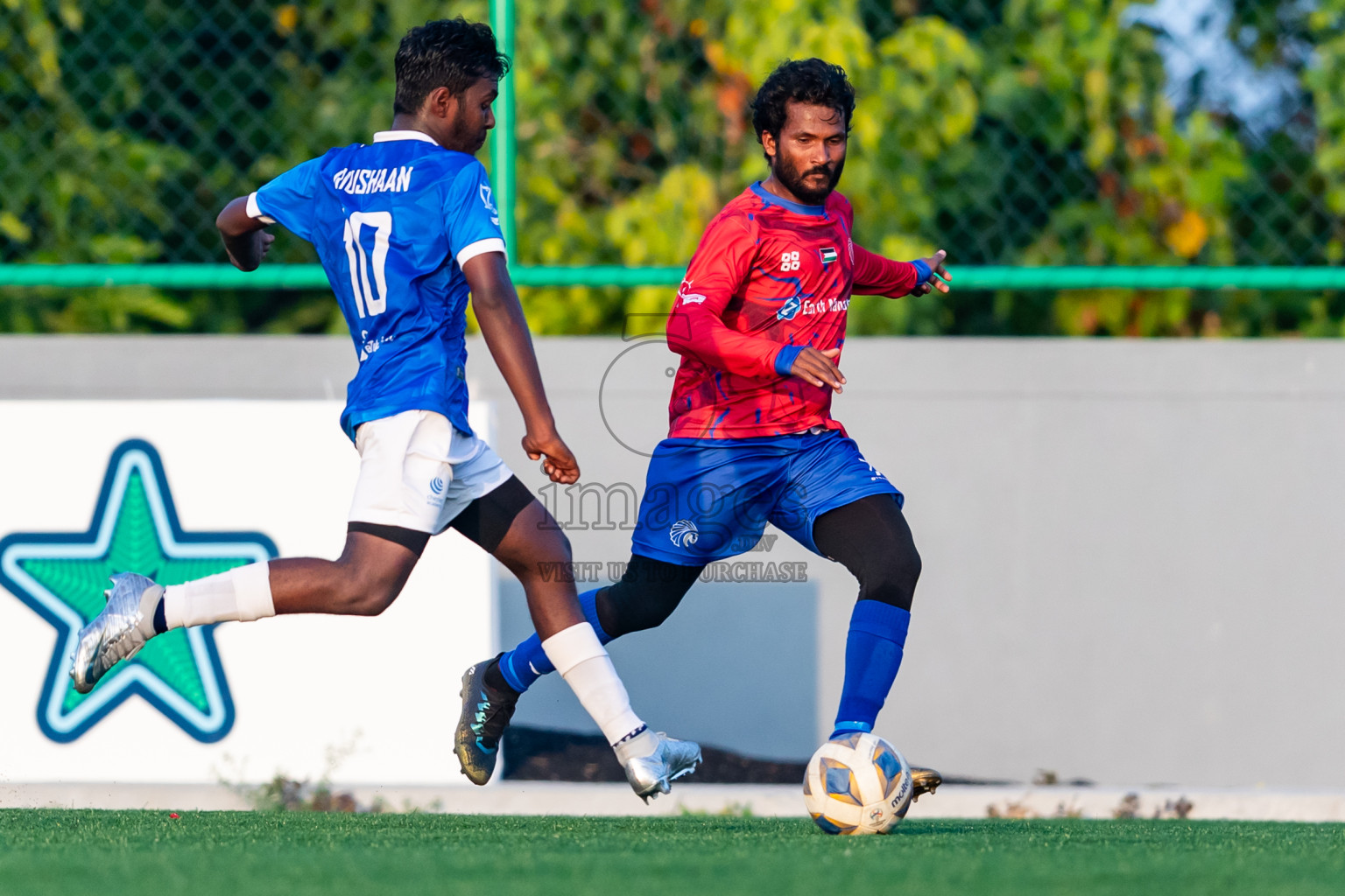 Chester Academy vs Baburu SC from Manadhoo Council Cup 2024 in N Manadhoo Maldives on Tuesday, 20th February 2023. Photos: Nausham Waheed / images.mv