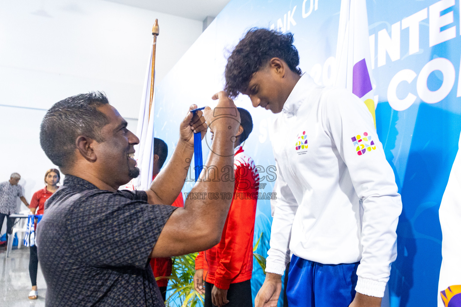 Day 4 of 20th Inter-school Swimming Competition 2024 held in Hulhumale', Maldives on Tuesday, 15th October 2024. Photos: Ismail Thoriq / images.mv