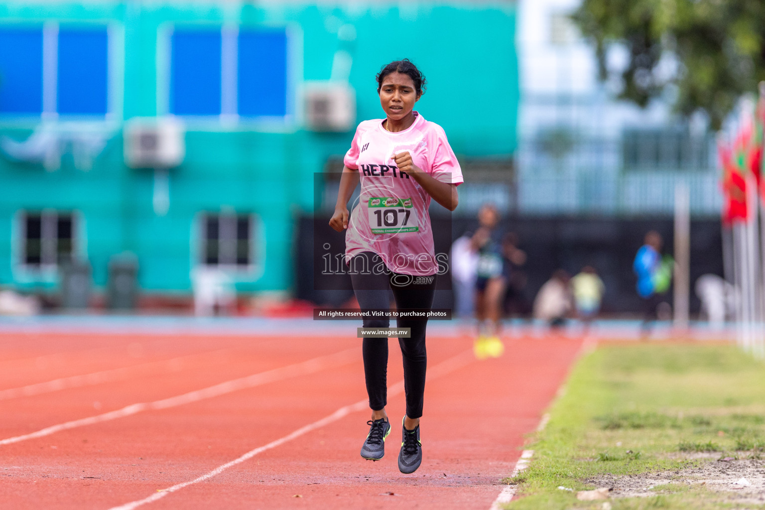 Day 2 of National Athletics Championship 2023 was held in Ekuveni Track at Male', Maldives on Friday, 24th November 2023. Photos: Nausham Waheed / images.mv