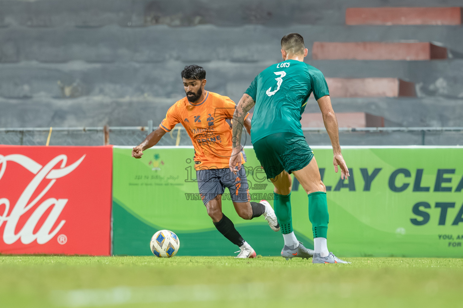 Charity Shield Match between Maziya Sports and Recreation Club and Club Eagles held in National Football Stadium, Male', Maldives Photos: Abdulla Abeedh / Images.mv