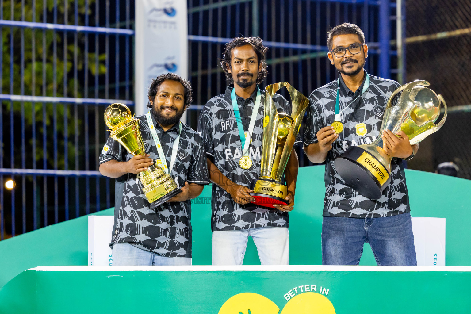 Closing Ceremony of Better in Baa Futsal Fiesta 2025 held in B. Eydhafushi, Maldives on Monday, 17th November 2025. Photos: Nausham Waheed / images.mv